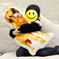 HKM-582035 Customizable Cute Pet Pillow with Super Soft Crystal Material and 7D Vacuum PP Cotton Filling