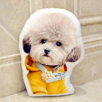 HKM-582035 Customizable Cute Pet Pillow with Super Soft Crystal Material and 7D Vacuum PP Cotton Filling