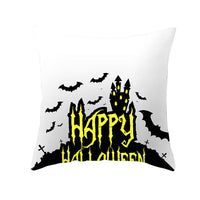 HKM-582419 Halloween Themed Single-Sided Digital Print Peach Skin Pillowcase - 44cm x 44cm