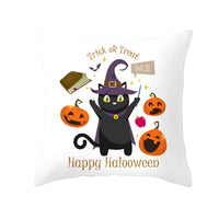 HKM-582419 Halloween Themed Single-Sided Digital Print Peach Skin Pillowcase - 44cm x 44cm