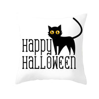 HKM-582419 Halloween Themed Single-Sided Digital Print Peach Skin Pillowcase - 44cm x 44cm