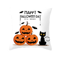 HKM-582419 Halloween Themed Single-Sided Digital Print Peach Skin Pillowcase - 44cm x 44cm
