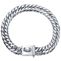 HKM-582419 Titanium Steel Stainless Leash Pet Dog Metal