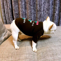HKM-582483 Cozy Casual Cotton Sweater for Small Dogs in Coffee Color