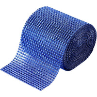 HKM-582547 Hollow Netty Diamond Bridal Bouquet Jewelry Decoration with Steel Drill Snowflake Accents