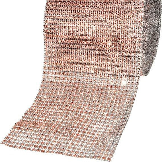 KTX-582547 Hollow Netty Diamond Bridal Bouquet Jewelry Decoration with Steel Drill Snowflake Accents