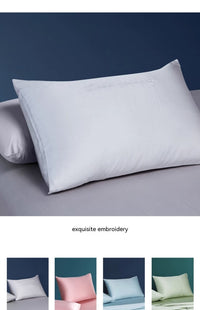 HKM-582675 60s Tencel Lyocell Fiber Short Pillowcase 50CMX70CM, 1 Pair for Single Pillow