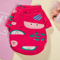 HKM-582675 Warm Cartoon Printed Pullover Sweater for Dogs in Various Styles and Sizes