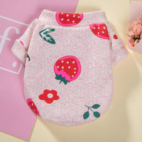 HKM-582675 Warm Cartoon Printed Pullover Sweater for Dogs in Various Styles and Sizes