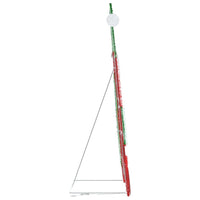 HKM-582675 Warm White LED Light-Up Gnome and Santa Claus Christmas Ornaments for Indoor and Outdoor Use