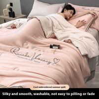 HKM-582867 Summer Quilt - Machine Washable, Skin-Friendly Fabric, Multiple Size Options Available