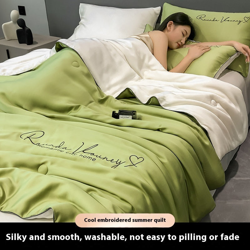 HKM-582867 Summer Quilt - Machine Washable, Skin-Friendly Fabric, Multiple Size Options Available