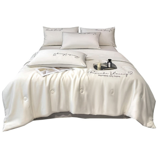 HKM-582867 Summer Quilt - Machine Washable, Skin-Friendly Fabric, Multiple Size Options Available