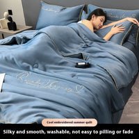 HKM-582867 Summer Quilt - Machine Washable, Skin-Friendly Fabric, Multiple Size Options Available