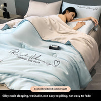 HKM-582867 Summer Quilt - Machine Washable, Skin-Friendly Fabric, Multiple Size Options Available