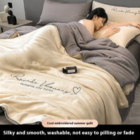 HKM-582867 Summer Quilt - Machine Washable, Skin-Friendly Fabric, Multiple Size Options Available