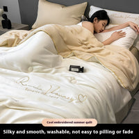 HKM-582867 Summer Quilt - Machine Washable, Skin-Friendly Fabric, Multiple Size Options Available