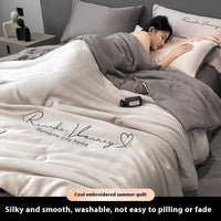 HKM-582867 Summer Quilt - Machine Washable, Skin-Friendly Fabric, Multiple Size Options Available