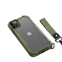 HKM-583123 Carbon Fiber Back Cover Phone Case with TPU Material
