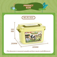 HKM-583123 Farm Animal Toy Set for Pretend Play - Soft Plastic Models for Kids Ages 3+