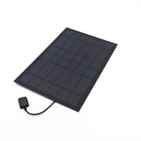 HKM-583251 Solar Panel Fan with USB Charging Capability for Mobile Devices