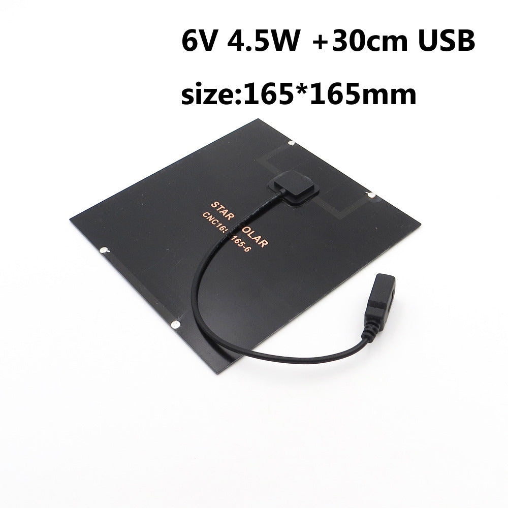 HKM-583251 Solar Panel Fan with USB Charging Capability for Mobile Devices