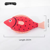 HKM-583315 Cat Mint Self-Hi Simulated Fish Toy for Pets - Multi-Color Polyester Molar Chew Plaything