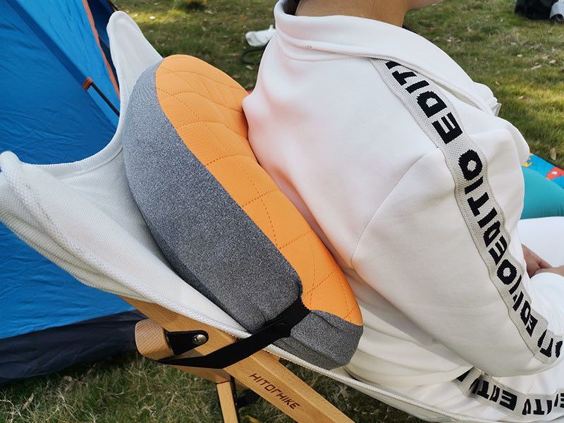HKM-583315 Portable Outdoor Camping Pillow - 12cm Thick, Lightweight & Comfortable for Travel and Leisure
