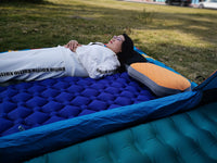 HKM-583315 Portable Outdoor Camping Pillow - 12cm Thick, Lightweight & Comfortable for Travel and Leisure