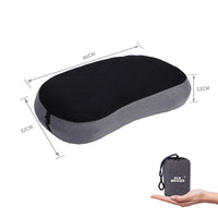 HKM-583315 Portable Outdoor Camping Pillow - 12cm Thick, Lightweight & Comfortable for Travel and Leisure