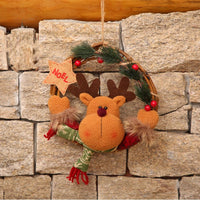 HKM-583635 Festive European Cartoon Garland for Christmas Decorations - Elks, Snowmen, Santa Options Available