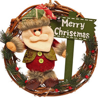 HKM-583635 Festive European Cartoon Garland for Christmas Decorations - Elks, Snowmen, Santa Options Available