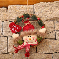 HKM-583635 Festive European Cartoon Garland for Christmas Decorations - Elks, Snowmen, Santa Options Available