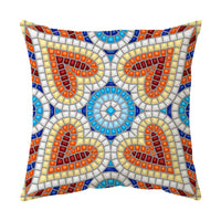 HKM-583699 Gray Simple Pattern Printed Pillowcase, 45x45cm Modern Design, Soft PP Cotton