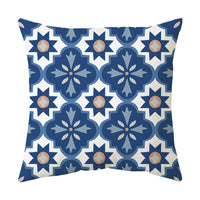 HKM-583699 Gray Simple Pattern Printed Pillowcase, 45x45cm Modern Design, Soft PP Cotton