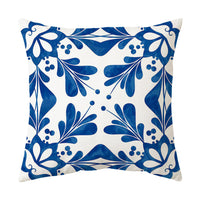 HKM-583699 Gray Simple Pattern Printed Pillowcase, 45x45cm Modern Design, Soft PP Cotton