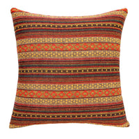 HKM-583699 Retro Bohemian Striped Pillow Cushion Cover, 45x45CM, Polyester-Cotton Blend