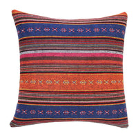 HKM-583699 Retro Bohemian Striped Pillow Cushion Cover, 45x45CM, Polyester-Cotton Blend