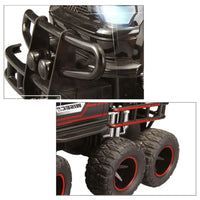 HKM-583827 6x6 Remote Control Monster Truck for Kids - Electric RC Car, Ready-to-Go, Indoor/Outdoor Use, Ages 2-7