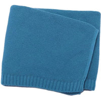 HKM-584019 Soft Knitted Cotton Baby Blanket for Infants - Cozy Nap Cover in Various Colors, Suitable for All Seasons