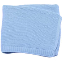 HKM-584019 Soft Knitted Cotton Baby Blanket for Infants - Cozy Nap Cover in Various Colors, Suitable for All Seasons