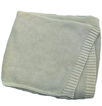 HKM-584019 Soft Knitted Cotton Baby Blanket for Infants - Cozy Nap Cover in Various Colors, Suitable for All Seasons