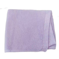 HKM-584019 Soft Knitted Cotton Baby Blanket for Infants - Cozy Nap Cover in Various Colors, Suitable for All Seasons