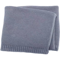 HKM-584019 Soft Knitted Cotton Baby Blanket for Infants - Cozy Nap Cover in Various Colors, Suitable for All Seasons