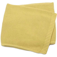 HKM-584019 Soft Knitted Cotton Baby Blanket for Infants - Cozy Nap Cover in Various Colors, Suitable for All Seasons