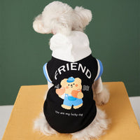 HKM-584275 Pet Sweater for Autumn and Winter with Contrast Color Design, Cotton Material, Available in Various Sizes