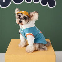 HKM-584275 Pet Sweater for Autumn and Winter with Contrast Color Design, Cotton Material, Available in Various Sizes