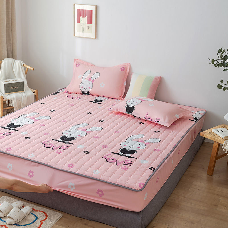 HKM-584339 Thickened Cotton Quilted Pillowcase Set - 48x74cm (2 Pieces)