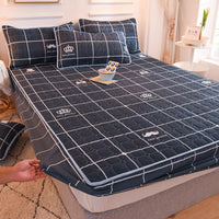 HKM-584339 Thickened Cotton Quilted Pillowcase Set - 48x74cm (2 Pieces)