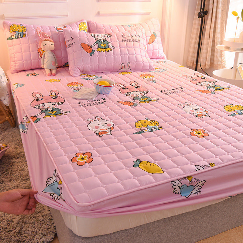 HKM-584339 Thickened Cotton Quilted Pillowcase Set - 48x74cm (2 Pieces)
